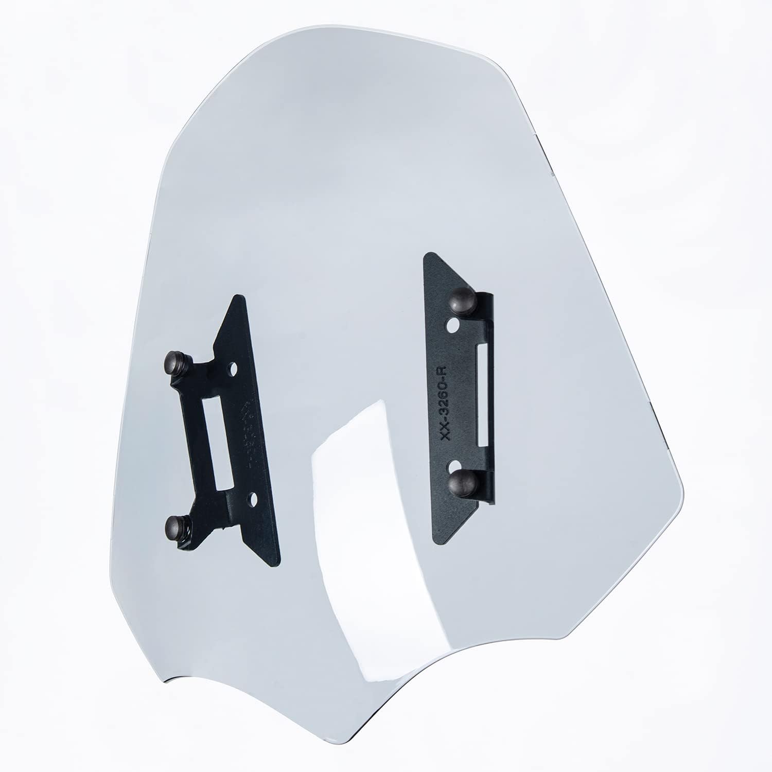Motorcycle Windshield Windscreen Wind Deflector 3-R Front Fairing Wind Screen Protector for T-riumph Rocket III 3 R 3R 2020 2021 2022 Double Bubble Flyscreen Front Fairing Accessories (Light Smoke)