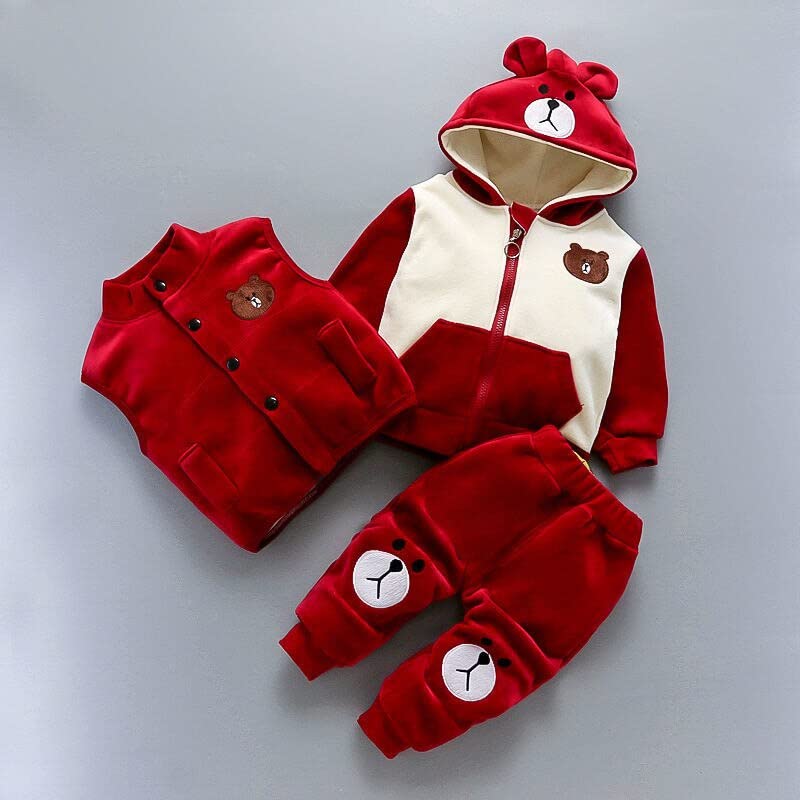 Image of Bold N Elegant Unisex Child's Cotton Blend Winter Clothing Set