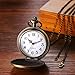 Imagen de OIDEA Relojes Bolsillo Analógico Unisex: Reloj de Bolsillo de Cuarzo para Hombre y Mujer Decoración Zodiac Escala de Números Arábigos Cadena de Cintura