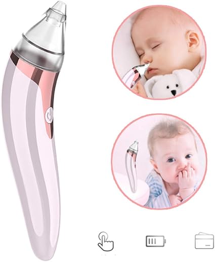 Mouche Bebe Aspirateur Nasal Electrique Pour Bebe Chargement Usb Intelligent Controlable En Un Clic Faible Bruit Facile A Enlever Et A Laver Pink Amazon Fr Bebe Et Puericulture