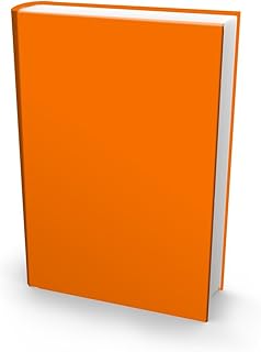 Book Sox Stretchable Book Cover: Jumbo Solid Orange. Fits Most Hardcover Textbooks up to 9" x 11". Adhesive-Free, Nylon Fa...