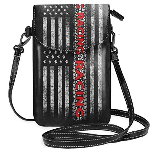 Preisvergleich Produktbild Marihuana Leaf Small Crossbody Handy Geldbörse Tasche Smartphone Geldbörse Geldbörse mit abnehmbarem Gurt
