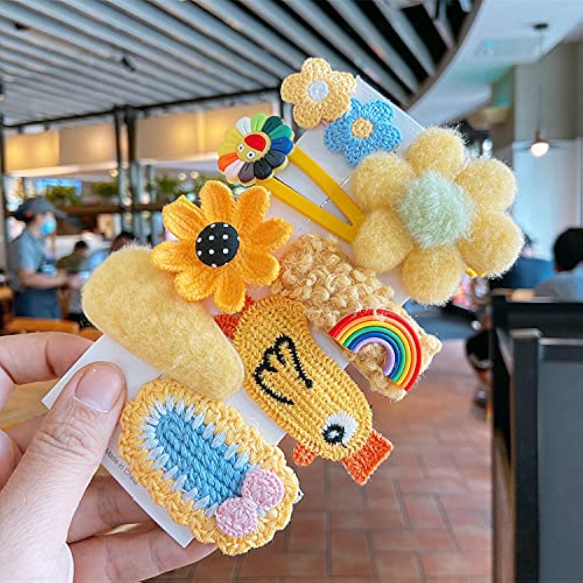 8pc Alligator Hair Clip Set for Toddlers, Cute Accessories