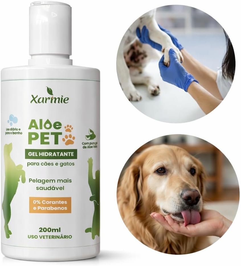 Anti Multilação Lambedura Cicatrizante Pet Natural Caes Gatos ALOE PET 200 ml