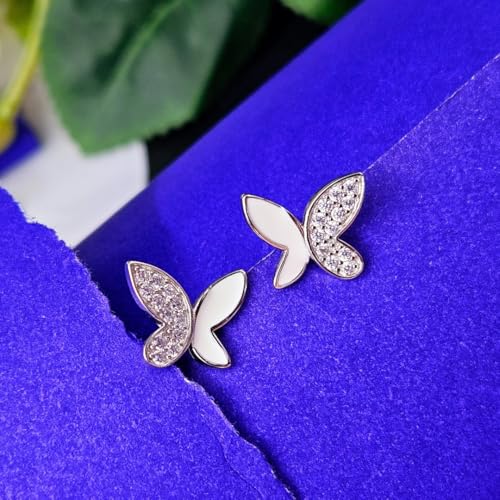 Image of silver stud earrings for women