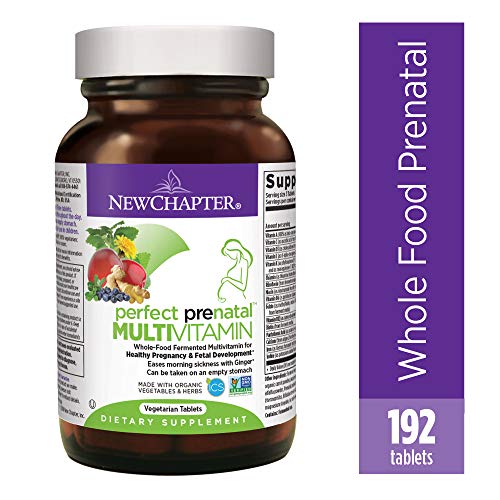 New Chapter Perfect Prenatal Vitamins, 192ct, Organic Prenatal Vitamins, Non-GMO Ingredients for Hea - //coolthings.us