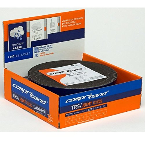 TRAMICO- Compriband ®, joint de mousse imprégnée, rouleau de 8m, larg 20/ 3-7 mm Cover