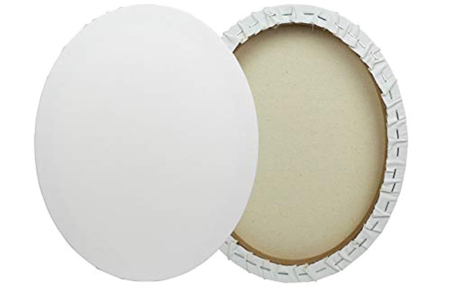 Eascan Art Pre-Stretched Oval Shaped Canvas for Painting (Pa -5 Eascan Art Pre-Stretched Oval Shaped Canvas for Painting (Pa -5