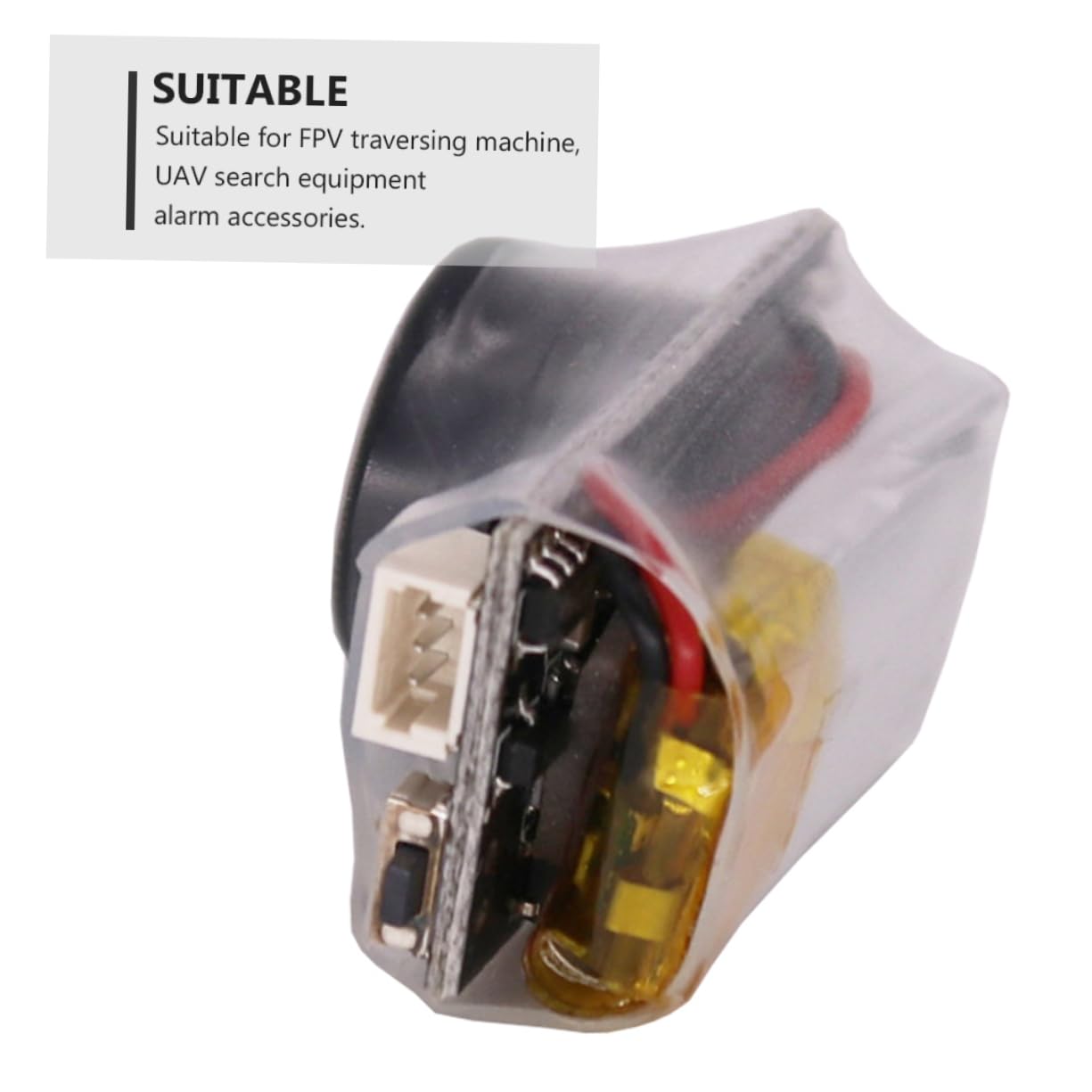 BESTonZON 3pezzi Allarme Per Drone Fpv Con Funzione Di Segnalazione Led Allerta Sonora Decibel e Leggero Compatibile Con Bf e Cf Flight Controllers Accessorio Per Racers e Piloti Di Droni