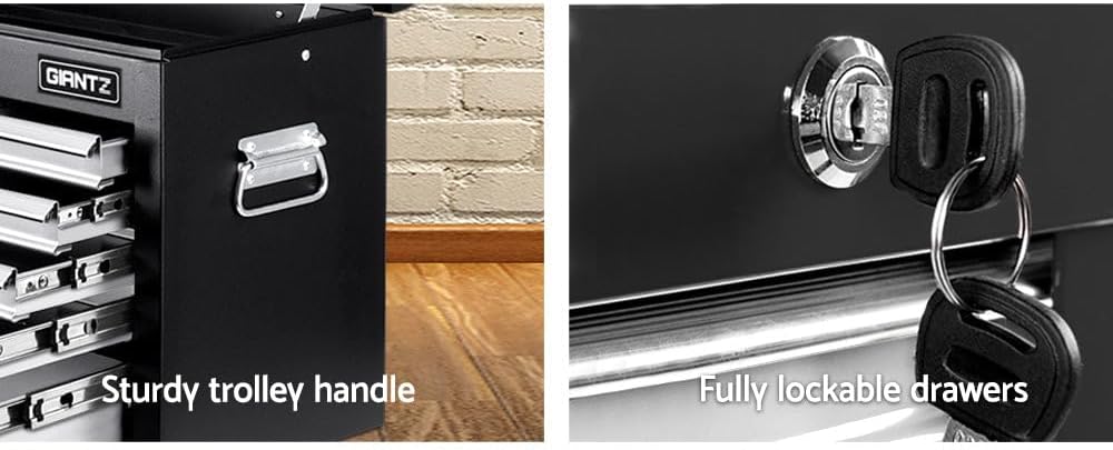 9 Drawers Tool box Storage Chest Cabinet