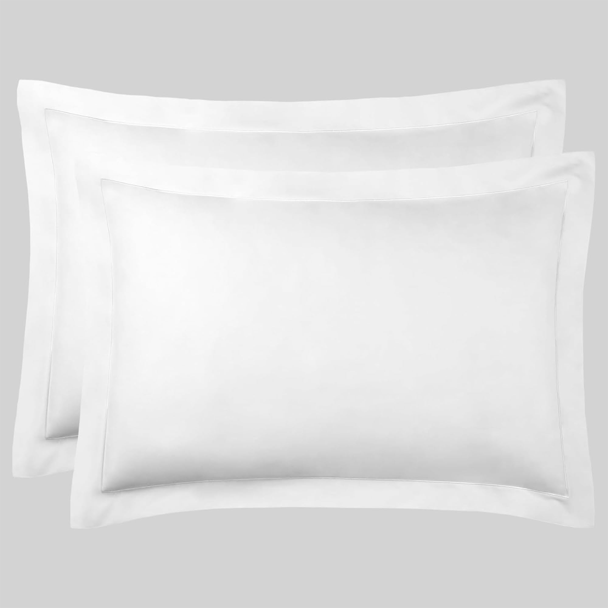 Oxford 2 Pack Pillowcases – 100% Egyptian Cotton, 400TC, Soft & Luxury