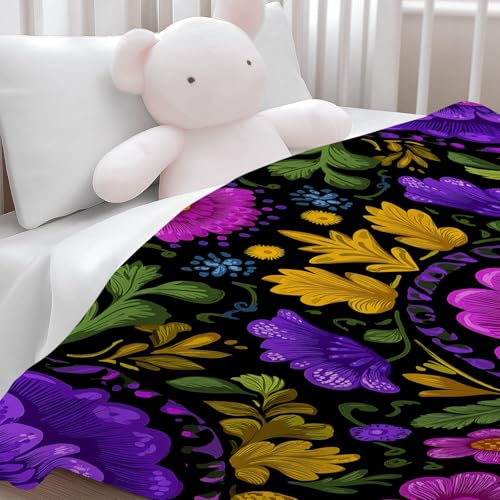 Couverture en flanelle microfibre haut de gamme violette