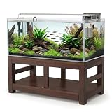 ORNDSDM 90-120 Gallon Aquarium Stand, Solid Wood Fish Tank Stand, Heavy Duty Stand, 1000 lbs Weight Capacity, Easy to Assemble, Reptile Tank...