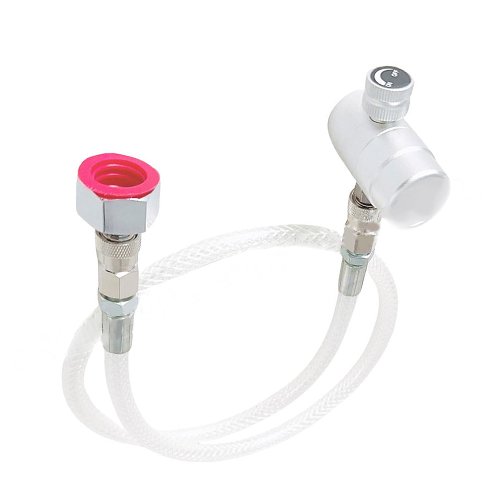 Valvole di regolazione della pressione per panna montata con tubo flessibile e adattatore per cilindri crema da 2,20 L/2,20 L/3,3 L/80 G/615 G/640 G
