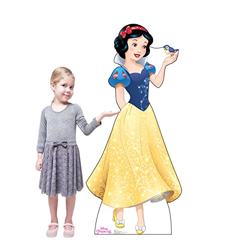 Image of Cardboard People Snow White Life Size Cardboard Cutout Standup - Disney Princess Friendship Adventures