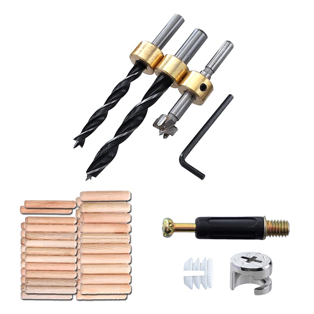 Jazuaiao A Locator 3 In 1 Woodworking Centering Dowel Drill Guide Kit High Brasion Resistance Luminum Lloy Tool
