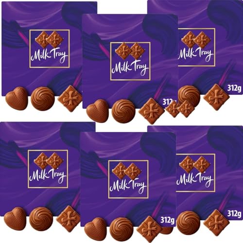 Image of Milk Tray Chocolate Box 312g - An Assortment of Milk Chocolates - cdb (6 x Boxes).