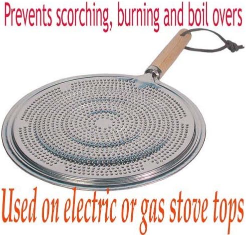 Ring Aluminum Heat Diffuser with Wood Handle, Slow cooking (1)