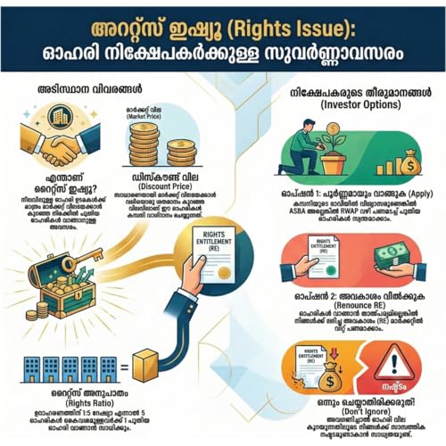 എന്താണ് Rights Issue? | Stock Market Free Course Malayalam - Class 20 | All4good