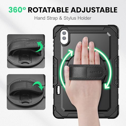 Image of SEYMAC Case for Samsung Galaxy Tab S11 Ultra 5G 14.6 Inch, Black