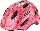8 Belüftungsöffnungen Giro Unisex Jugend Scamp Fahrradhelm Youth, Bright pink/Pearl, S  49-53cm