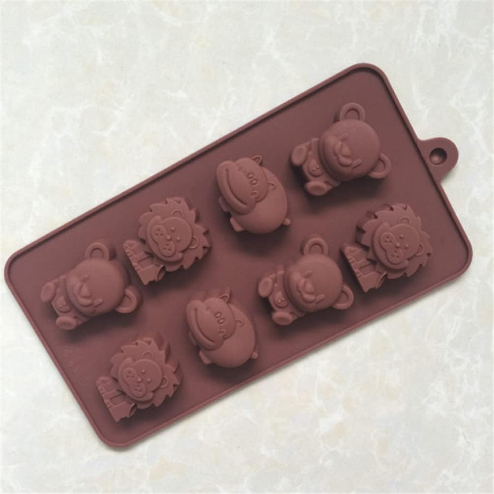 Cake Mold Silicone Flower Shape Chocolate Cake Soap Mold Baking Tray Mold Non-Stick Baking Pan/108 (Color : 7) (1)