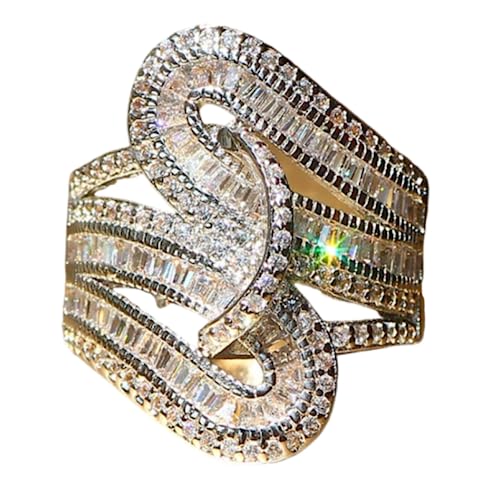 Bague moissanite en S pour femme, le bijou d'une promesse éternelle