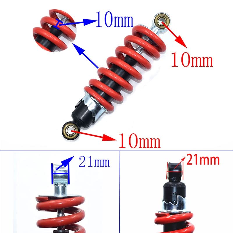 Motorrad-Federbein Gas-Stoßdämpfer Hinten – 220mm Oder 250mm, Für Monkey Bike, Pit Bike, ATV (bis 1100 Lbs)
