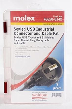 Molex Sealed USB Industrial Conne Rohs Compliant: Yes - 76650-0142