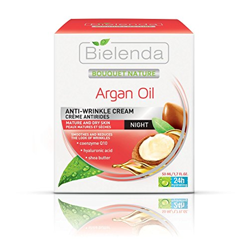 Argan Oil 50 Night Cream for mature and dry skin, 1.7 Oz (50 ml)