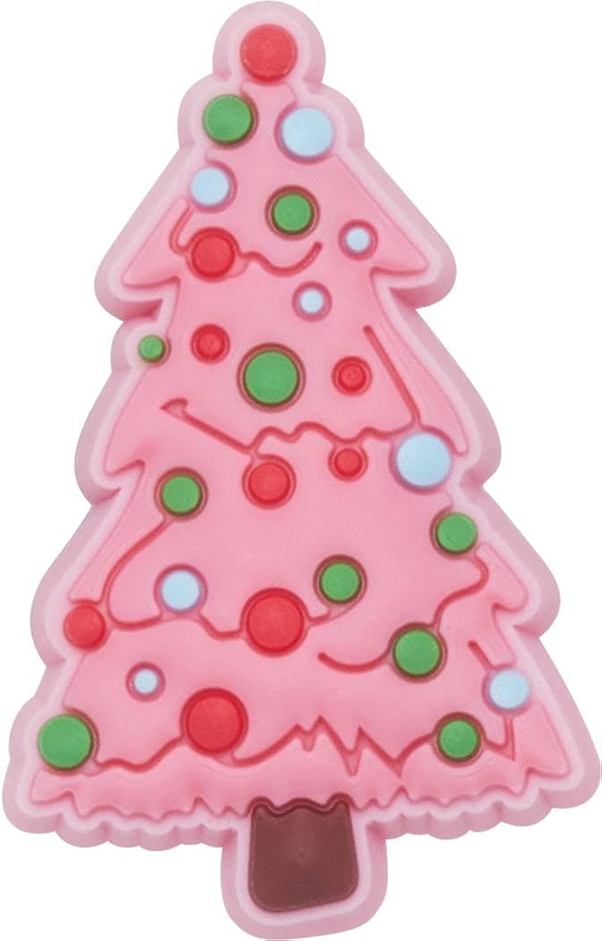 Crocs Jibbitz Holiday Shoe Charms | Jibbitz for Crocs, Pink Christmas Tree, Small : Clothing, Shoes & Jewelry
