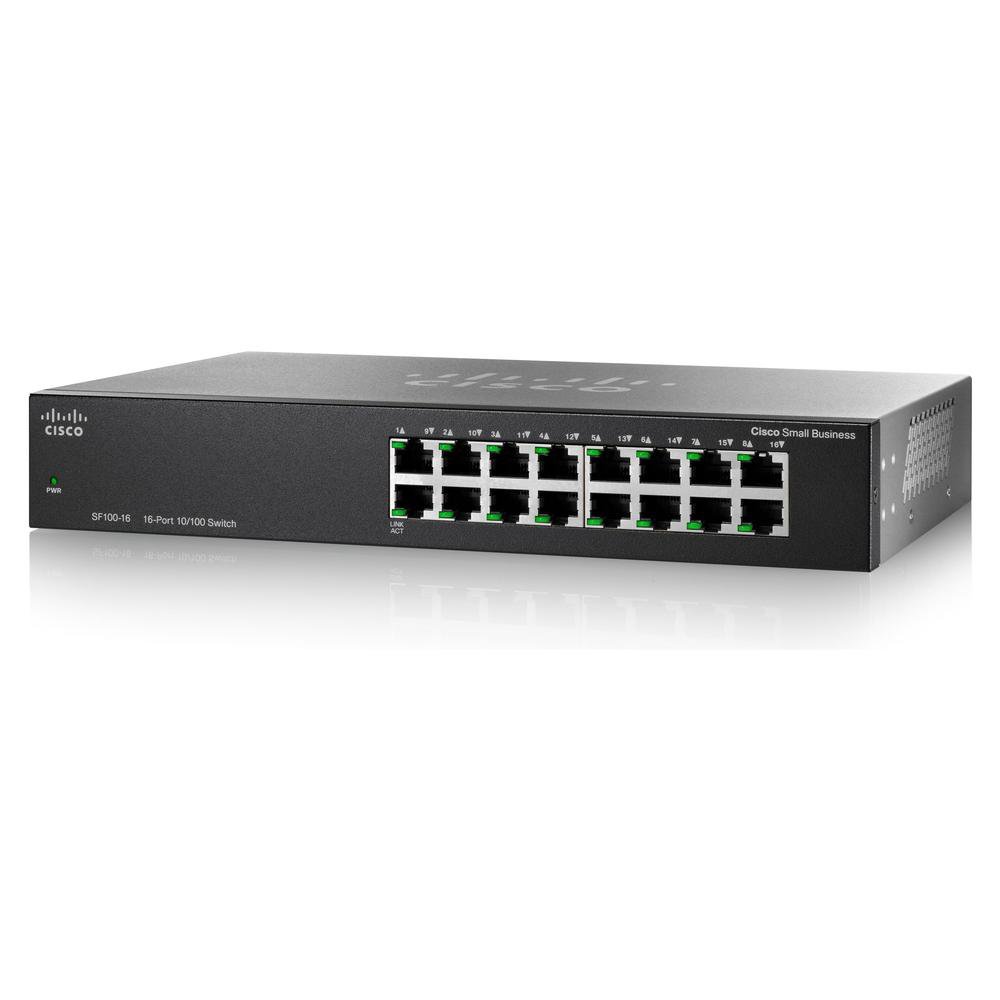 その他 Cisco Systems 16-Port Gigabit Switch Cisco SG100-16 16-Port Gigabit Switch (SG100-16-NA) : Amazon