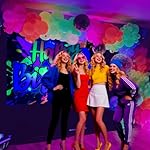 Graffiti Happy Birthday Backdrop - Colorful Graffiti Splash Paint Neon Happy Birthday Banner for Neon Party Decorations, Glow in The Dark, 3.9 x 5.9 ft - Image 4