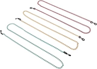 3 Peças Sobre Os Óculos De Sol Cordão De Contas Metálico Corrente De Óculos De Sol Para Óculos Cordão De Óculos Suporte De Óculos Corrente De Óculos De Sol Armação De Óculos