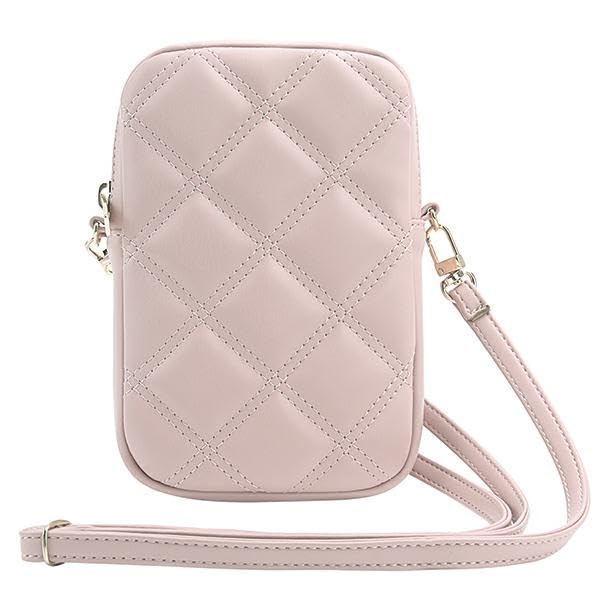 CG MOBILE Guess etui na telefon komórkowy GUWBZPSQSSGP różowa Zip Quilted 4G