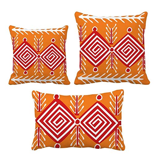 Housse de coussin civilisation antique avec finitions soignees