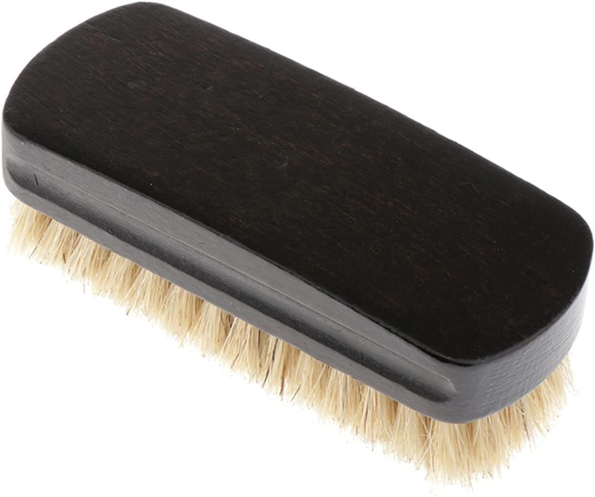 Cepillo for Zapatos, Cepillo de Limpieza de Madera Natural Cepillo for Zapatos de Pelo de Caballo Mango de Madera Pulida Cuero Natural Pelo de Caballo Real Cepillo for Botas Pulido Suave