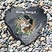 Giantbighands Personalized Cat Memorial Stone with Stand - Custom in Loving Memory Gifts for Loss of Cat, Pet Memorial Stone with Photo Name Date, Bereavement Sympathy Gift for Dog Cat Horse Lover