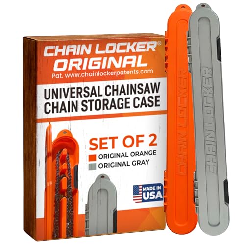 Chain Locker Original Single Row Chain Storage Case 2-Pack, Fits Chains Up to 20"