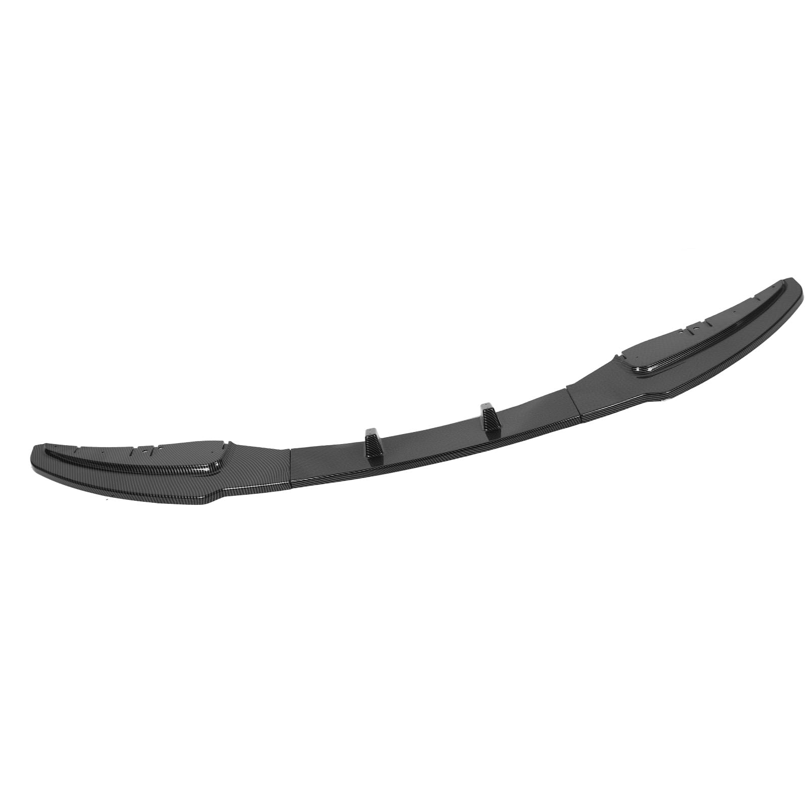 Topiky 3 Stück Auto Frontstoßstangen Splitter Spoiler für 1er E81 E82 E87 E88 LCI Standard Edition 2008 Bis 2011 (Kohlefaser-Stil)