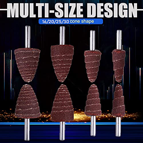 Mixiflor 24 Pack Abrasive Flap Wheel Sander