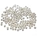 Fangren XC 4MM. Piccole Perline Piatte Rotonde CCB. Perline Placcato Argento CCB. Perle quadrate Perline in plastica Perline sciolte Fai da Te T725 (Color : Silver, Item Diameter : 1000pcs)