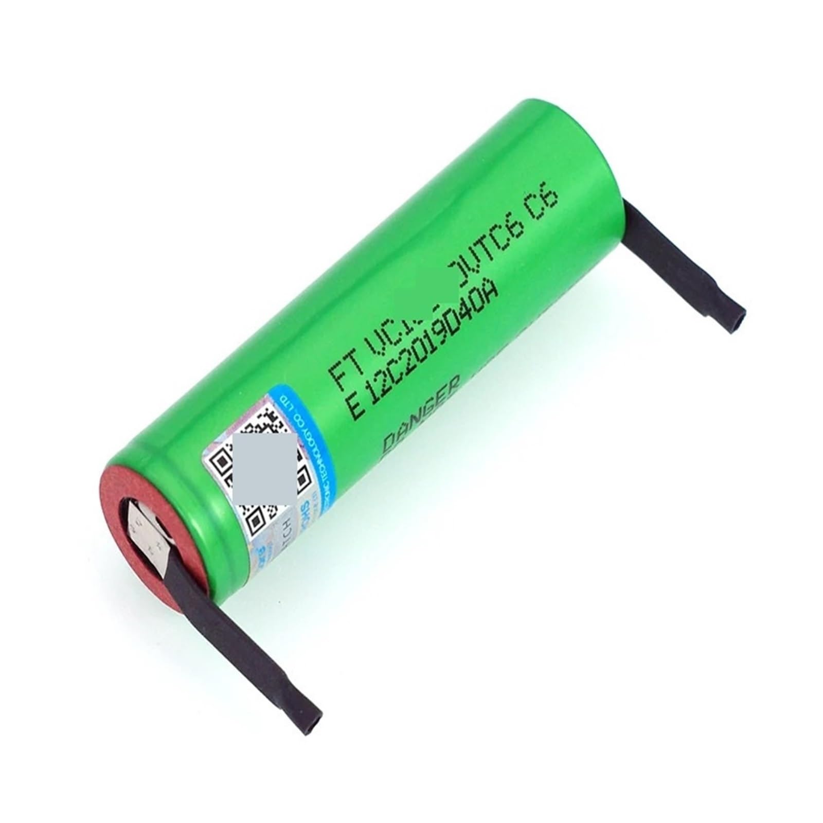 Batería Recargable de 3,7 V, 3000 MAh, Descarga de 30 A, Compatible con VTC6 + Hojas de níquel DIY baterías(6 PCS Battery)
