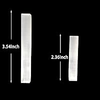 Vista 2 de Varitas de selenita de 3.5 pulgadas (10 piezas) - Varitas de cristal para chakra, energía positiva, meditación, protección, reiki y dibujo