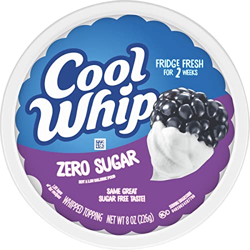 Cool Whip Zero Sugar Whipped Cream Topping (8 Oz Tub) #TOP2
