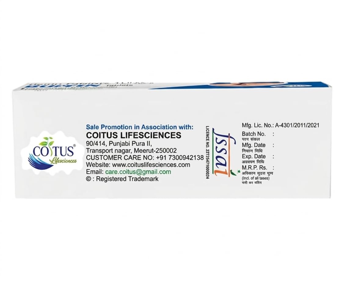 Coitus Biotin Tablets for Hair, Skin & Nails – 1000 mcg Biotin Helps in Hair fall Control | For Men & Women | 30 Tablets — Amazon image 3