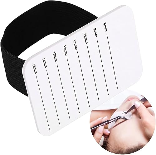 Support de Cils 8-15mm - Palette Palette Pour Extension de Faux Cils Avec Bande de Support et Plaque Porte-greffes