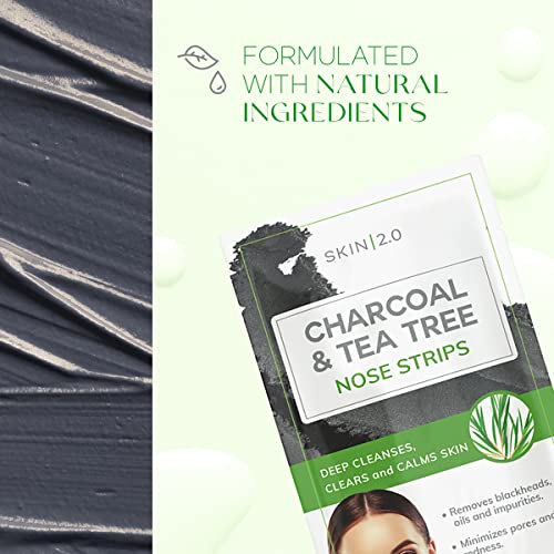 Skin 2.0 Tea Tree & Charcoal Peel-Off Face Mask - Blackhead Remover, Reduces Acne & Pores, Deep Cleansing - Dermatologist Tested Korean Skincare - Clean Beauty, Cruelty-Free - 6.7 Fl oz - Thumbnail 7
