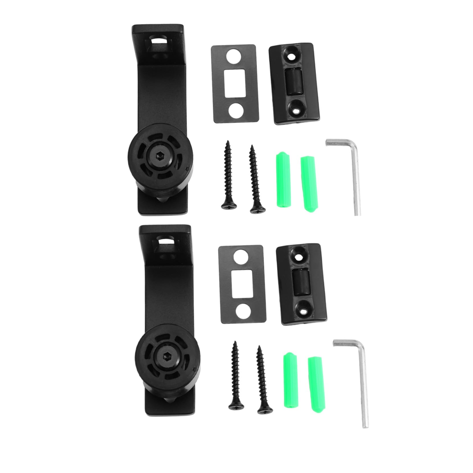 Guide de rail pour porte coulissante : lot de 2 butées de sol robustes