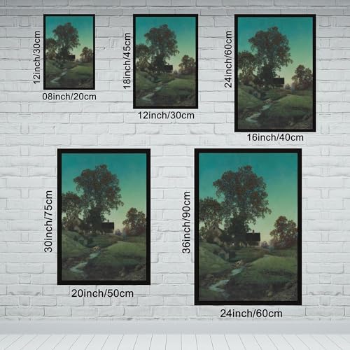 Maxfield Parrish Evening chef-d'œuvre en toile déco murale suspendre